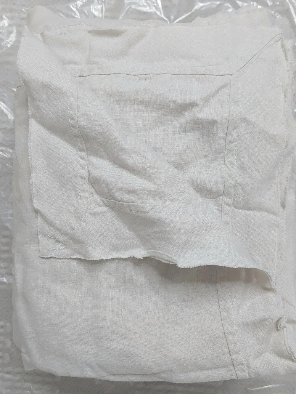 NWOT Quince European Linen Flange Sand Duvet Cover & 2 Shams! Full/ Queen(823)